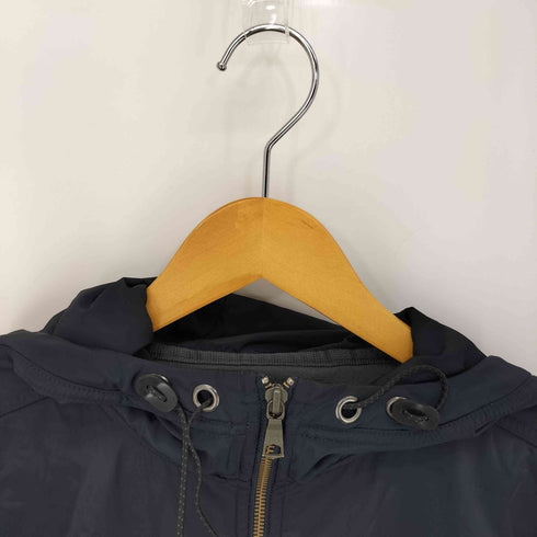 バナナリパブリック BANANA REPUBLIC ナイロン切替 ワッフル地ジップアップパーカー メンズ import:L