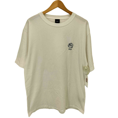 ハフ HUF SNAKE EYES EMB S/S TEE スネーク アイ ロゴ刺繍 ダイス クルーネック Tシャツ メンズ import:L