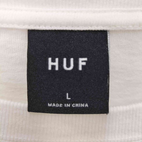 ハフ HUF SNAKE EYES EMB S/S TEE スネーク アイ ロゴ刺繍 ダイス クルーネック Tシャツ メンズ import:L