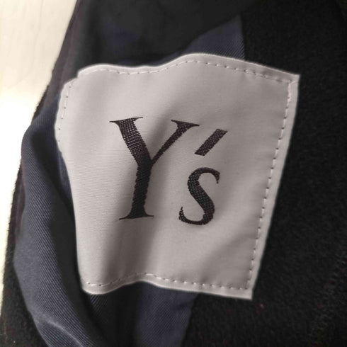 ワイズ Ys 18SS ウールキュプラ 異素材切替ノースリーブワンピース レディース