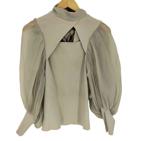 スナイデル snidel 21AW シアーネック ニット トップス レディース ONE SIZE