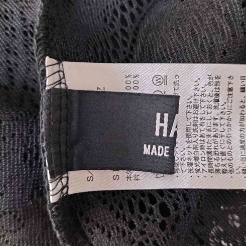 ハレ HARE レースペイズリーガラカット シースルートップス メンズ FREE