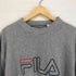 フィラ FILA 90s フロント刺繍モックネックフリーススウェット メンズ JPN:L