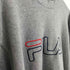 フィラ FILA 90s フロント刺繍モックネックフリーススウェット メンズ JPN:L