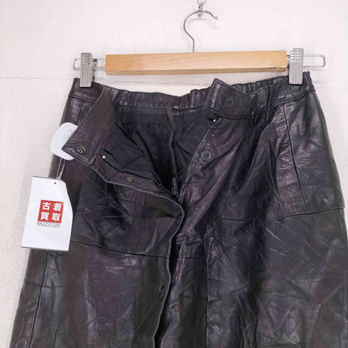 USA製 GENUINE LEATHER ロングレザースカート レディース 10
