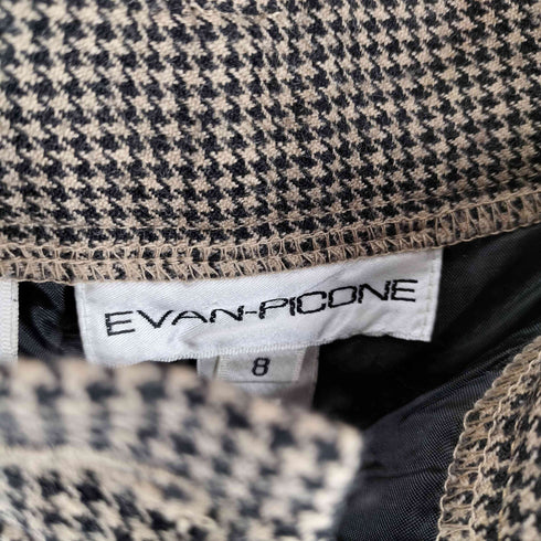 EVAN-PICONE 千鳥格子柄2タックスラックス メンズ 8