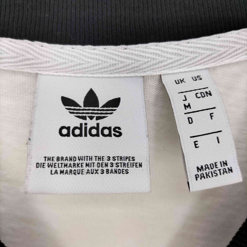 アディダスオリジナルス adidas Originals SMALL EMBLEM CROP TEE トレフォイル ロゴ 刺繍 クロップド Tシャツ レディース JPN:M