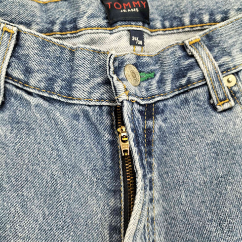 トミージーンズ tommy jeans 00s バギーデニム メンズ 34/30