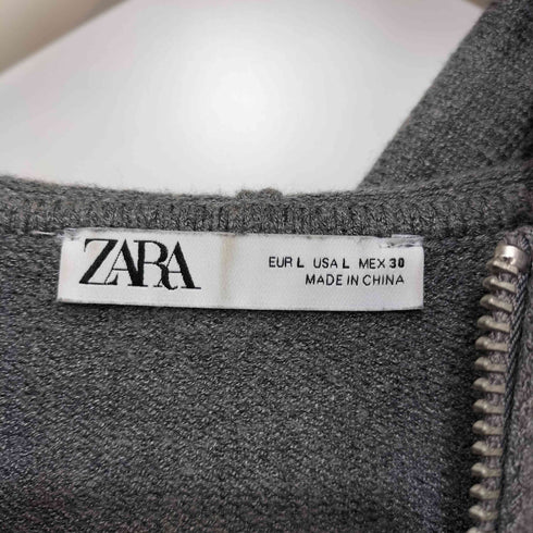 ザラ ZARA ウール ジップアップ パーカー レディース import:L