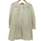 ザラ ZARA ミニスカート付き レース スキッパーシャツワンピース レディース import:M