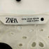 ザラ ZARA ミニスカート付き レース スキッパーシャツワンピース レディース import:M