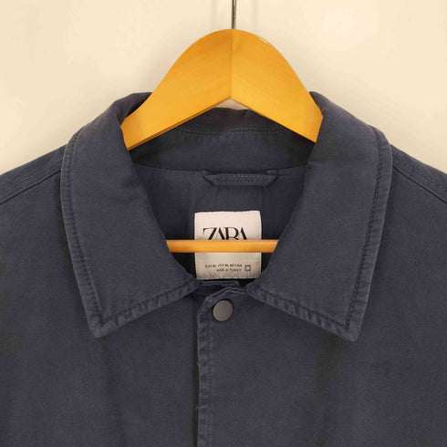 ザラ ZARA コットン コーチジャケット メンズ import:XL