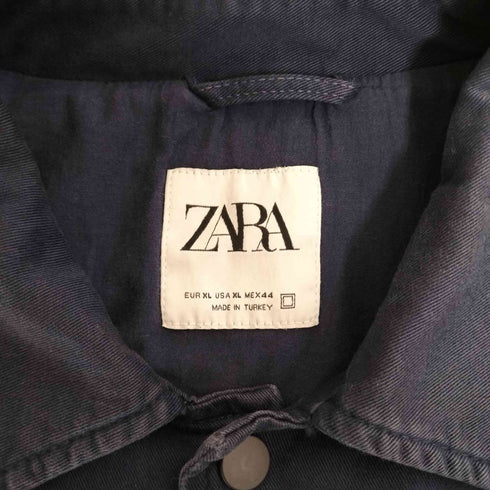 ザラ ZARA コットン コーチジャケット メンズ import:XL