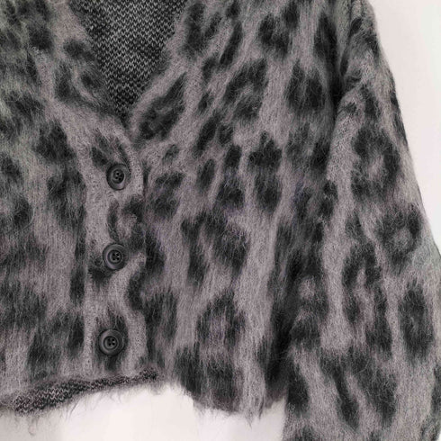 アリシアスタン ALEXIA STAM Leopard Knit Cardigan レディース FREE