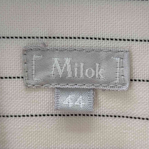 ミロック Milok バンドカラーロングシャツ メンズ JPN:44