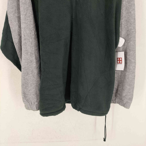 リーボック Reebok 90-00s ロゴ刺繍フリースハーフジップジャケット メンズ JPN:XL