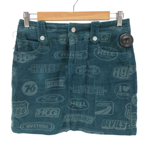 ヒステリックグラマー HYSTERIC GLAMOUR MOTOR CITY FEVER柄 ローライズミニスカート レディース JPN:S