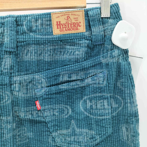 ヒステリックグラマー HYSTERIC GLAMOUR MOTOR CITY FEVER柄 ローライズミニスカート レディース JPN:S