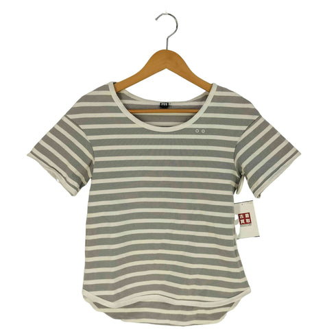 ヘリーハンセン HELLY HANSEN ボーダー ショートスリーブ Uネック Tシャツ レディース import:M