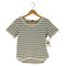 ヘリーハンセン HELLY HANSEN ボーダー ショートスリーブ Uネック Tシャツ レディース import:M