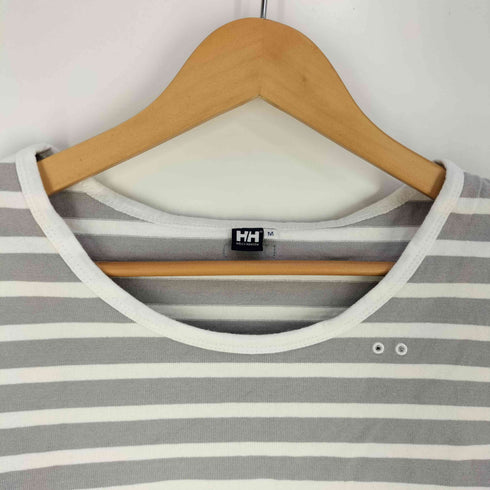 ヘリーハンセン HELLY HANSEN ボーダー ショートスリーブ Uネック Tシャツ レディース import:M