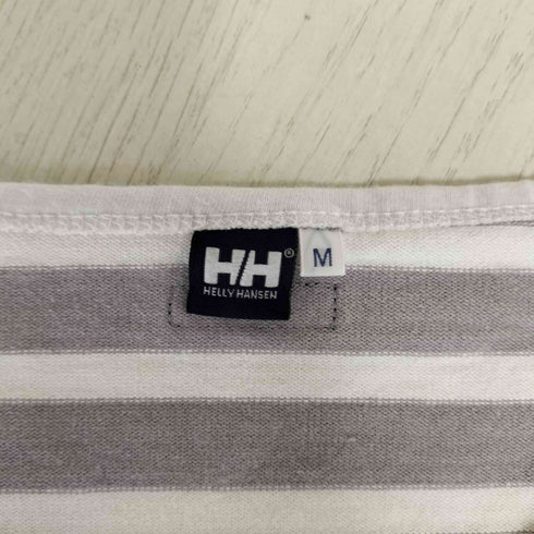 ヘリーハンセン HELLY HANSEN ボーダー ショートスリーブ Uネック Tシャツ レディース import:M