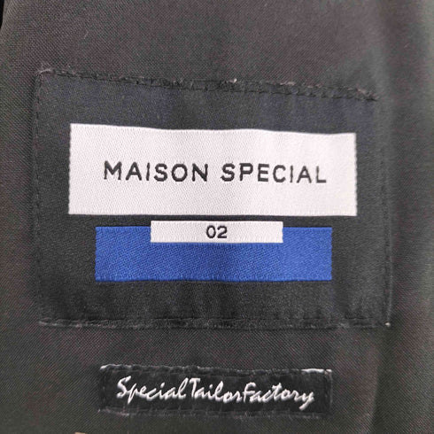 メゾンスペシャル MAISON SPECIAL エコレザーワンタックイージーワイドパン メンズ 02