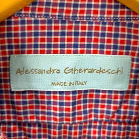 アレッサンドロデラクア Alessandro dellAcqua 切替デザインバンドカラーシャツ メンズ JPN:M