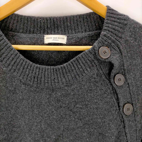 ドリスヴァンノッテン DRIES VAN NOTEN ウールアルパカ サイドボタン ニット メンズ JPN:M