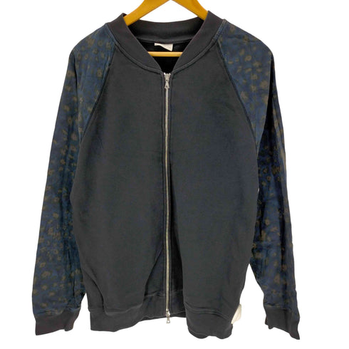 ドリスヴァンノッテン DRIES VAN NOTEN レオパード切替 ラグランスウェットカーディガン メンズ JPN:L