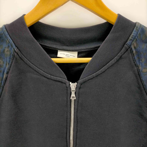 ドリスヴァンノッテン DRIES VAN NOTEN レオパード切替 ラグランスウェットカーディガン メンズ JPN:L