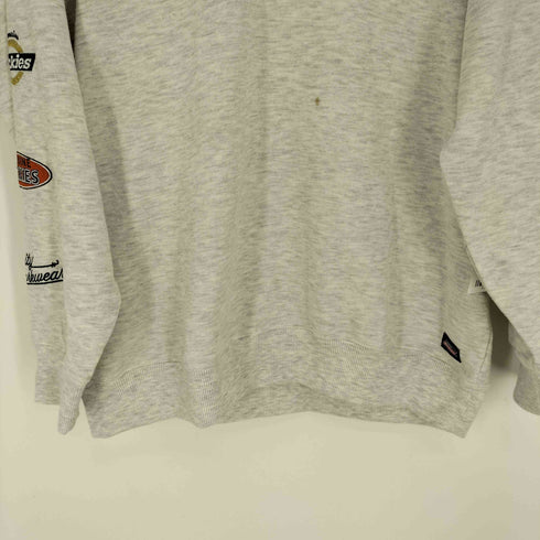 ジェニュインディッキーズ GENUINE Dickies JUN CLUB スリーブ ロゴ 刺繍 L/S Tシャツ レディース import:M