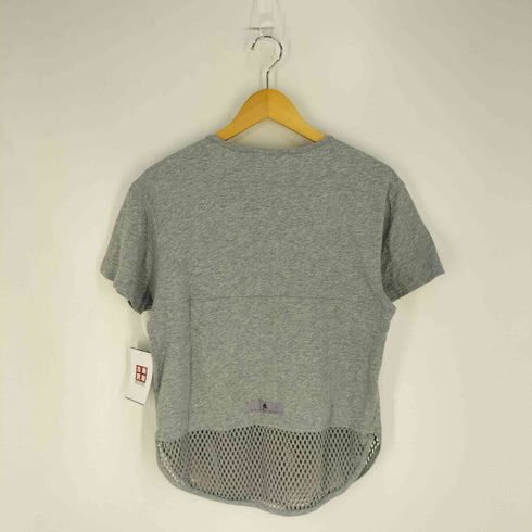 アディダス adidas ESS LOGO TEE メッシュ 切替 クルーネックTシャツ レディース import:XS