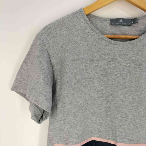 アディダス adidas ESS LOGO TEE メッシュ 切替 クルーネックTシャツ レディース import:XS