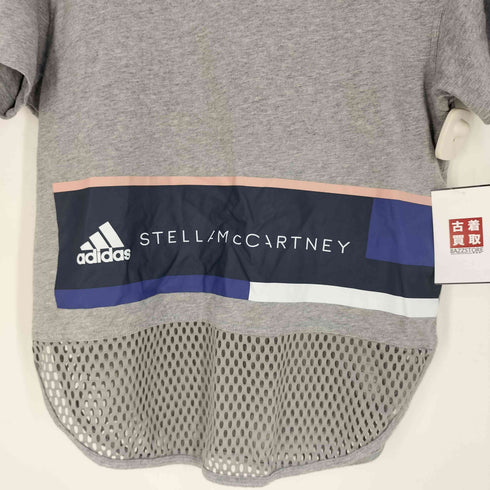 アディダス adidas ESS LOGO TEE メッシュ 切替 クルーネックTシャツ レディース import:XS