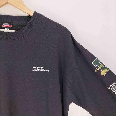 ジェニュインディッキーズ GENUINE Dickies JUN CLUB スリーブ ロゴ 刺繍 L/S Tシャツ 霜降り レディース import:M