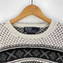 ポロバイラルフローレン Polo by RALPH LAUREN 90s LAMBSWOOL バーズアイ ノルディック ニット メンズ import:M