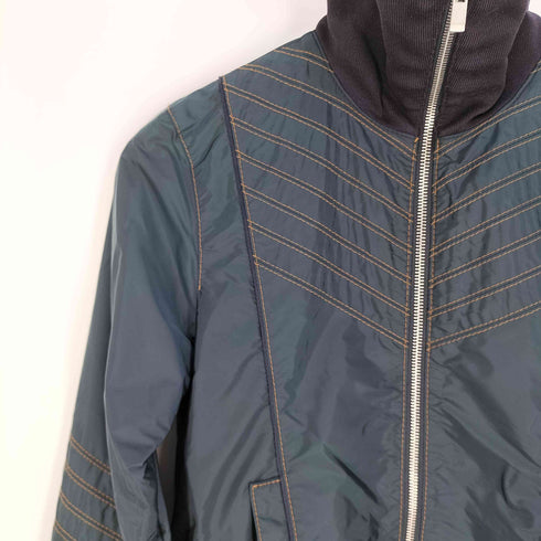 ヒューゴボス HUGO BOSS ステッチ ナイロン ジップアップ ブルゾン レディース import:XS