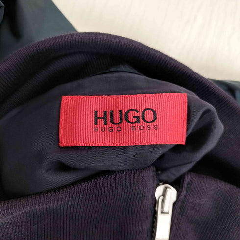 ヒューゴボス HUGO BOSS ステッチ ナイロン ジップアップ ブルゾン レディース import:XS