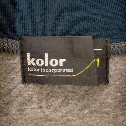 カラー kolor モックネックTシャツ メンズ JPN:1