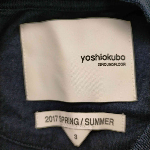ヨシオクボ yoshio kubo パンチングデザインカットソー メンズ JPN:3