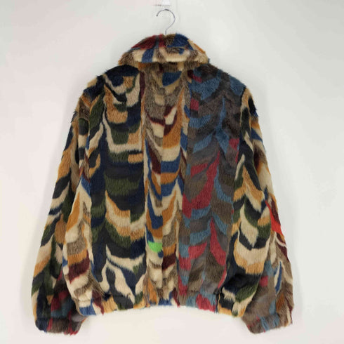 シュプリーム Supreme Multicolor Faux Fur Bomber Jacket マルチカラー フェイクファー ボンバージャケット メンズ import:M