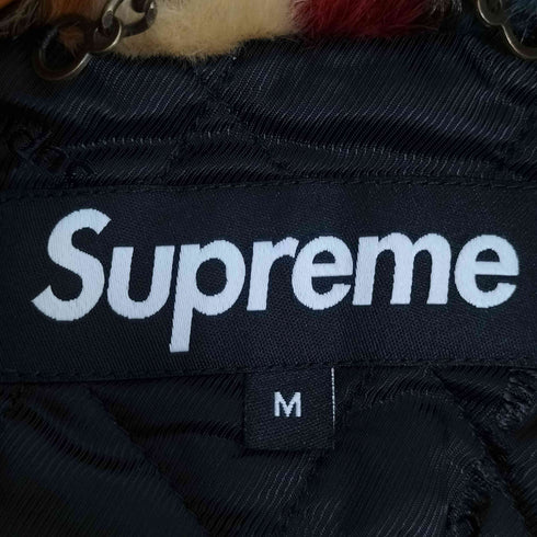 シュプリーム Supreme Multicolor Faux Fur Bomber Jacket マルチカラー フェイクファー ボンバージャケット メンズ import:M