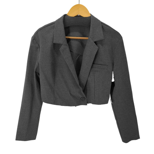 ザラ ZARA クロップド1Bテーラードジャケット レディース import:M