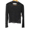 ザラ ZARA L/S ラインストーンシアートップス レディース import:S