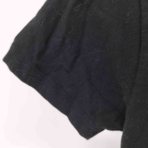 ODDONEOUT フロントロゴプリント S/S クロップドTシャツ レディース