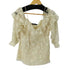 ザラ ZARA チュールデザイン L/S トップス レディース import:M