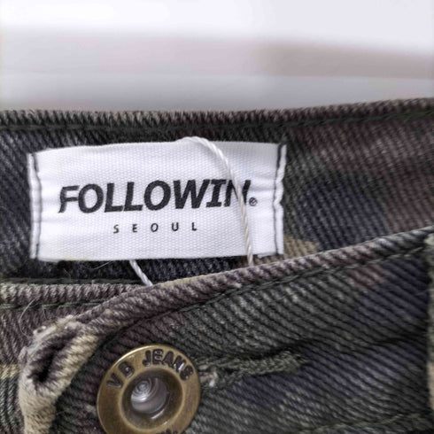 FOLLOWIN カモ柄 ミニスカート レディース JPN:L