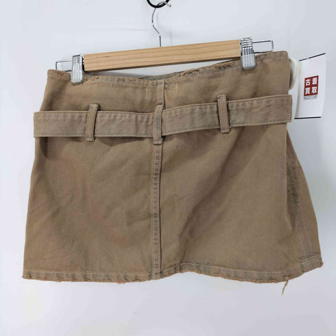 ザラ ZARA ベルテットデニムスカート レディース JPN:M