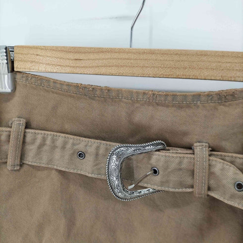 ザラ ZARA ベルテットデニムスカート レディース JPN:M